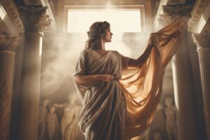 beautiful ancient greek dancer