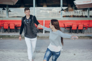 Lifestyle hair friendship pants man